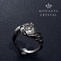 ハーキマーダイヤモンドのリング［スターリングシルバー］7（11号）