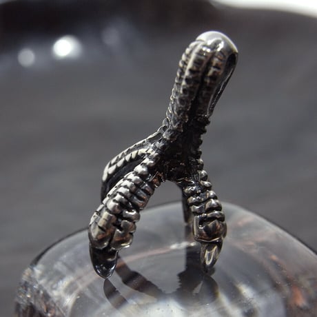[シルバー925] 12mm丸玉用ペンダントトップ枠（イーグルネイルS）2