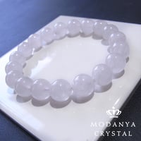 [beads571]ローズクォーツ10mm ブレスレット 19粒