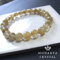 [beads575]ルチルクォーツ（タイチン）8mm ブレスレット 24粒