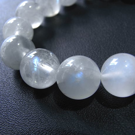 [beads588]ブルームーンストーン12mm ブレスレット 16粒