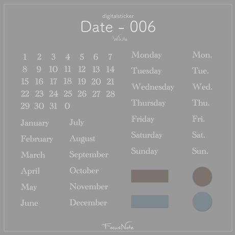 Digitalsticker【 Date-006】