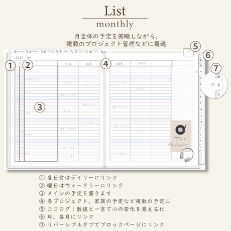 2026年4月始まりPREMIUM PLANNER[月曜始まり／週：バーチカル／日：１DAY／色：スノー]