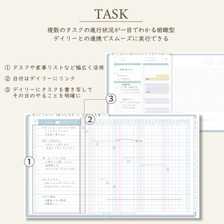 2026年1月始まりPREMIUM PLANNER[日曜始まり／週：ブロック／日：１DAY／色：ソラ]