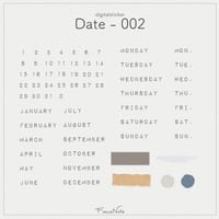 Digitalsticker【 Date-002 】