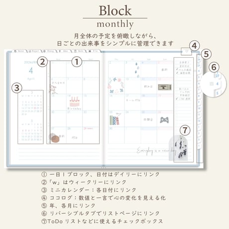 2026年4月始まりPREMIUM PLANNER[月曜始まり／週：バーチカル／日：１DAY／色：ソラ]