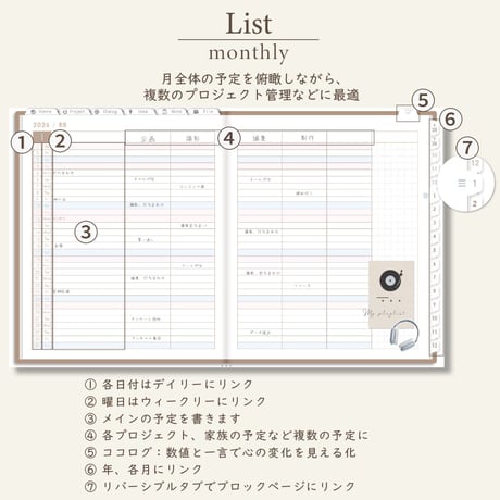 2026年1月始まりPREMIUM PLANNER[月曜始まり／週：レフト／日：１DAY／色：マロン]