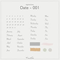 Digitalsticker【 Date-001 】