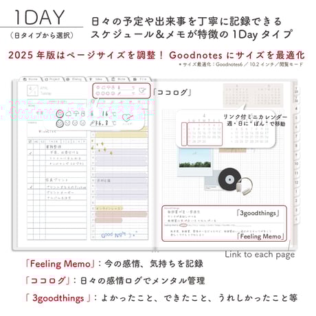 2025年4月始まりPREMIUM PLANNER[日曜始まり／週：レフト／日：１DAY／色：スノー]