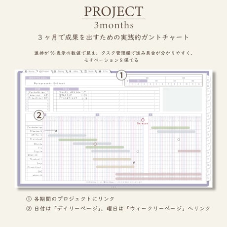 2026年1月始まりPREMIUM PLANNER[月曜始まり／週：レフト／日：１DAY／色：スミレ]