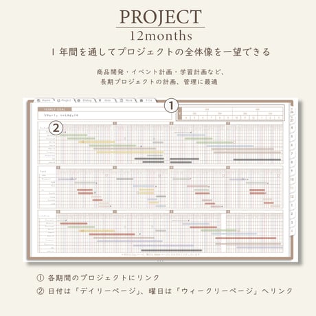 2026年4月始まりPREMIUM PLANNER[月曜始まり／週：ブロック／日：１DAY／色：マロン]