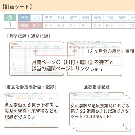2025年度「先生手帳　特別支援中学校版」【週案：分割型】【色：マロン】