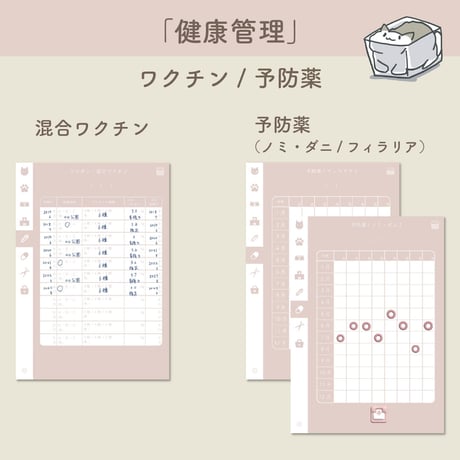 「PetLog -neko-」Color:Pink