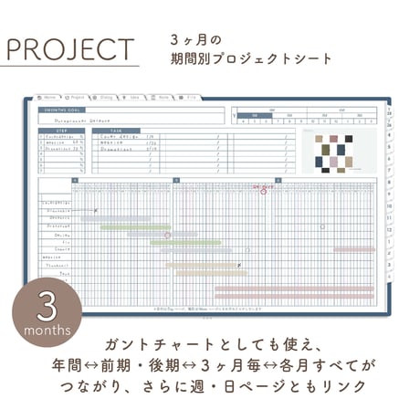 2025年4月始まりPREMIUM PLANNER[月曜始まり／週：レフト／日：１DAY／色：ネイビー]