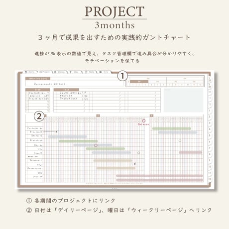 2026年1月始まりPREMIUM PLANNER[日曜始まり／週：バーチカル／日：１DAY／色：マロン]