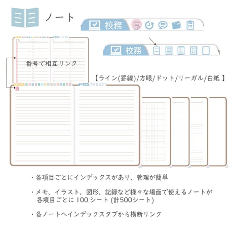 2026年度「先生手帳特別支援学級（中学校版）」【週案：分割型】【色：マロン】
