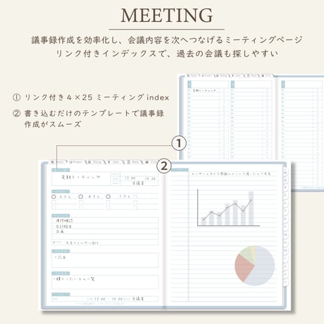 2026年4月始まりPREMIUM PLANNER[日曜始まり／週：バーチカル／日：１DAY／色：ソラ]