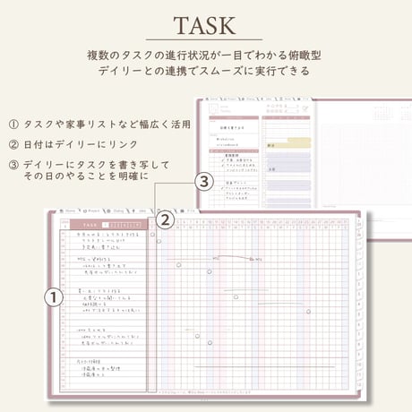 2026年1月始まりPREMIUM PLANNER[日曜始まり／週：ブロック／日：１DAY／色：サクラ]
