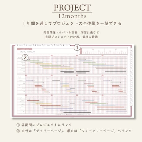 2026年4月始まりPREMIUM PLANNER[日曜始まり／週：レフト／日：１DAY／色：サクラ]