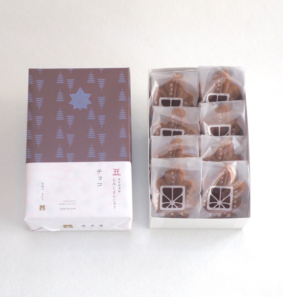もみじ饅頭（チョコ 8個入） | 博多屋