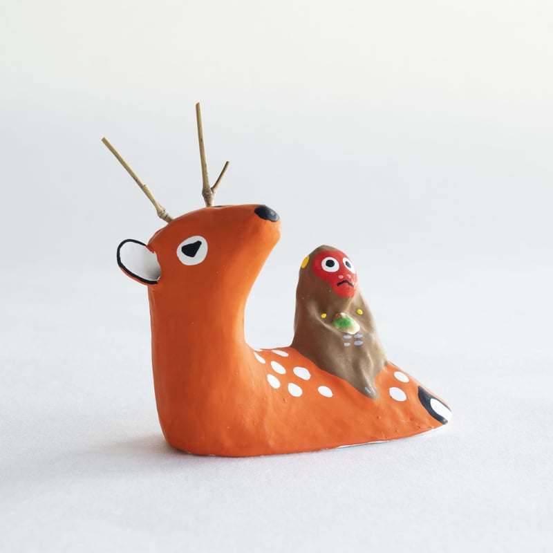 B-2 宮島張り子 （鹿猿） | 博多屋