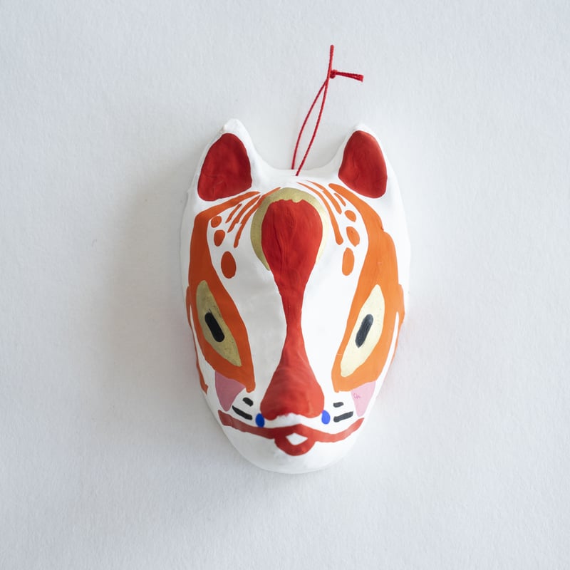 A-19 宮島張り子 （狐面 赤） | 博多屋