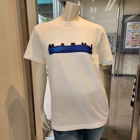 【MICALLE MICALLE】 ミカーレミカーレ ペンキパロディTシャツ102 ホワイト🤍