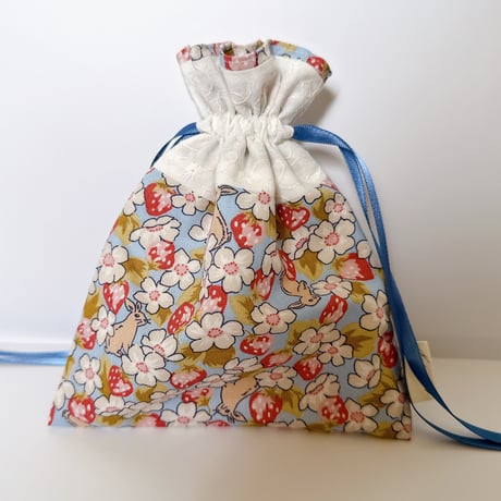 《handmade》巾着ポーチ