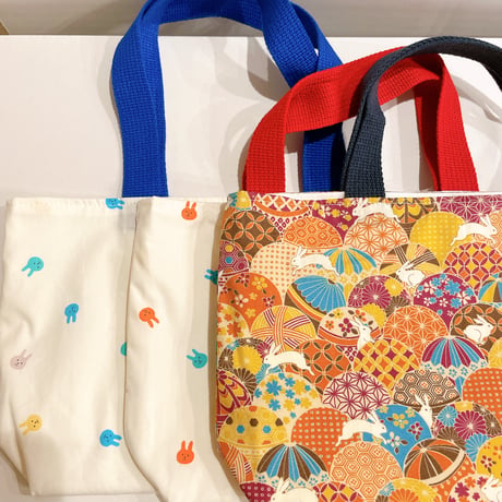 《handmade》マチ付きミニバッグ