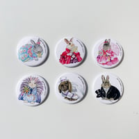 缶バッチ44mm(SAVE THE RABBITS TAKARAZUKA)