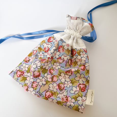 handmade》巾着ポーチ | fluffy's