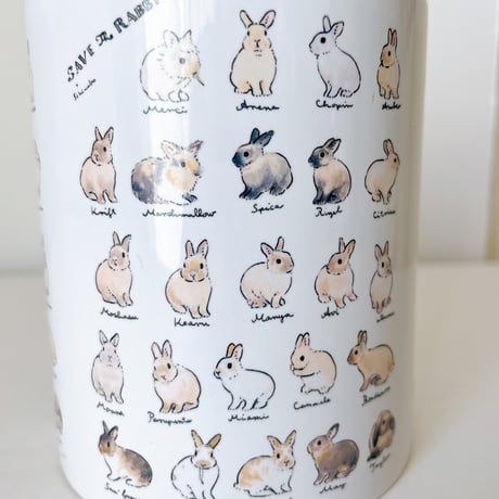 SAVE THE RABBITS x schinako マグカップ