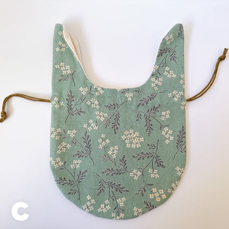《handmade》うさみみ巾着ポーチ
