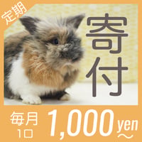 マンスリーサポーター（1口1000円〜）