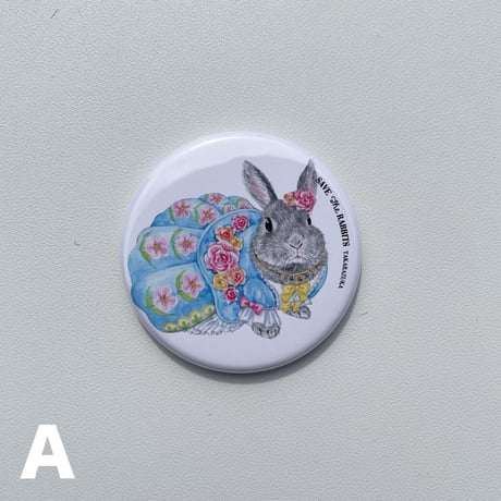 缶バッチ44mm(SAVE THE RABBITS TAKARAZUKA)