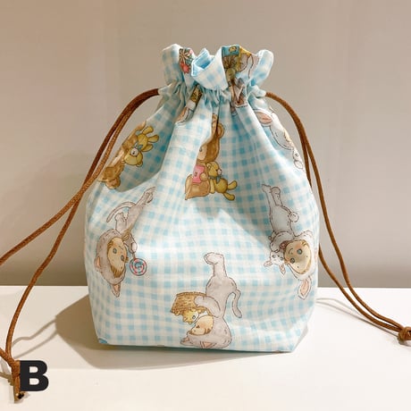 《handmade》巾着ポーチ