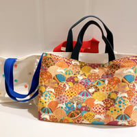 《handmade》マチ付きミニバッグ
