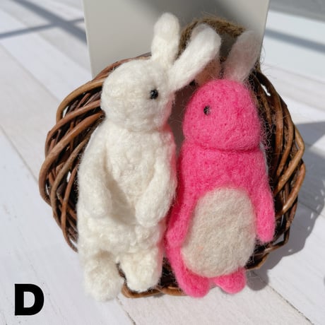 《handmade》ウサギのリース（中）