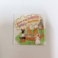 Rabbit tea time ラビティースクエア（マグネット）