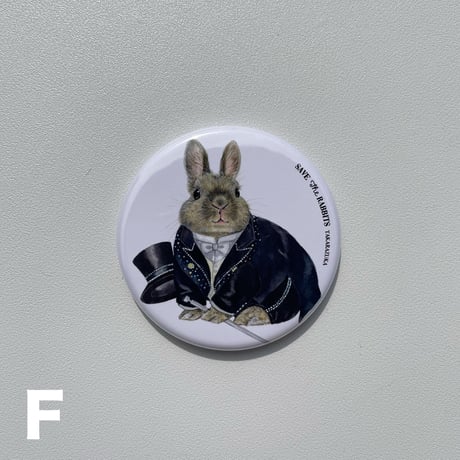 缶バッチ44mm(SAVE THE RABBITS TAKARAZUKA)