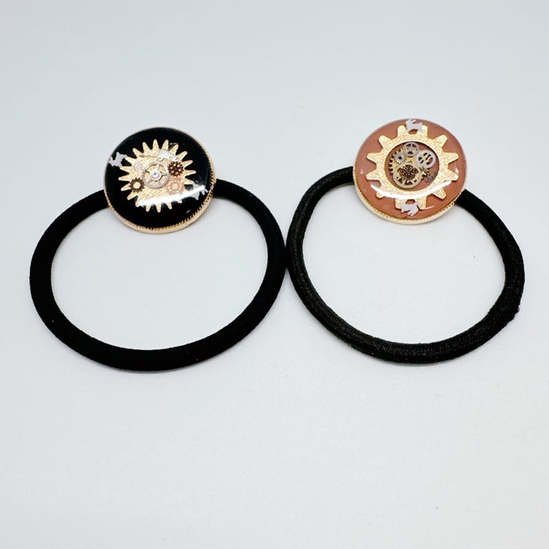 handmade》時追兎のレジンヘアゴム | fluffy 