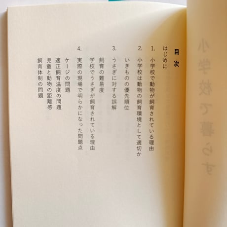 《handmade》小学校で暮らすうさぎという獣について