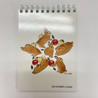 Schinako x SAVE THE RABBITS リングメモ帳