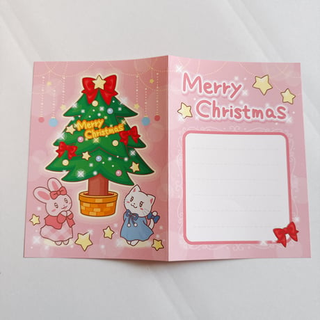 《handmade》クリスマスメッセージカードセット