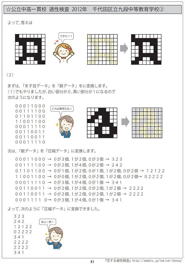 第1弾！ 全国公立中高一貫校 適性検査「論理的思考力・地頭力を