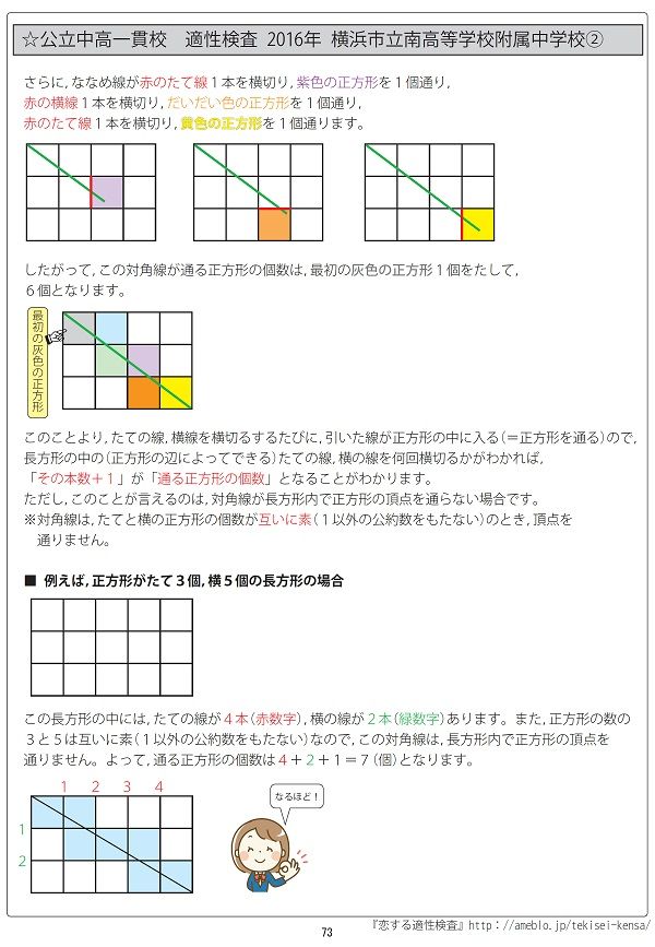 公立中高一貫校 適性検査対策　論理的思考力・地頭力を要する算数問題過去問解説集 第2弾!! 全国公立中高一貫校 適性検査「論理的思考力・地頭力を