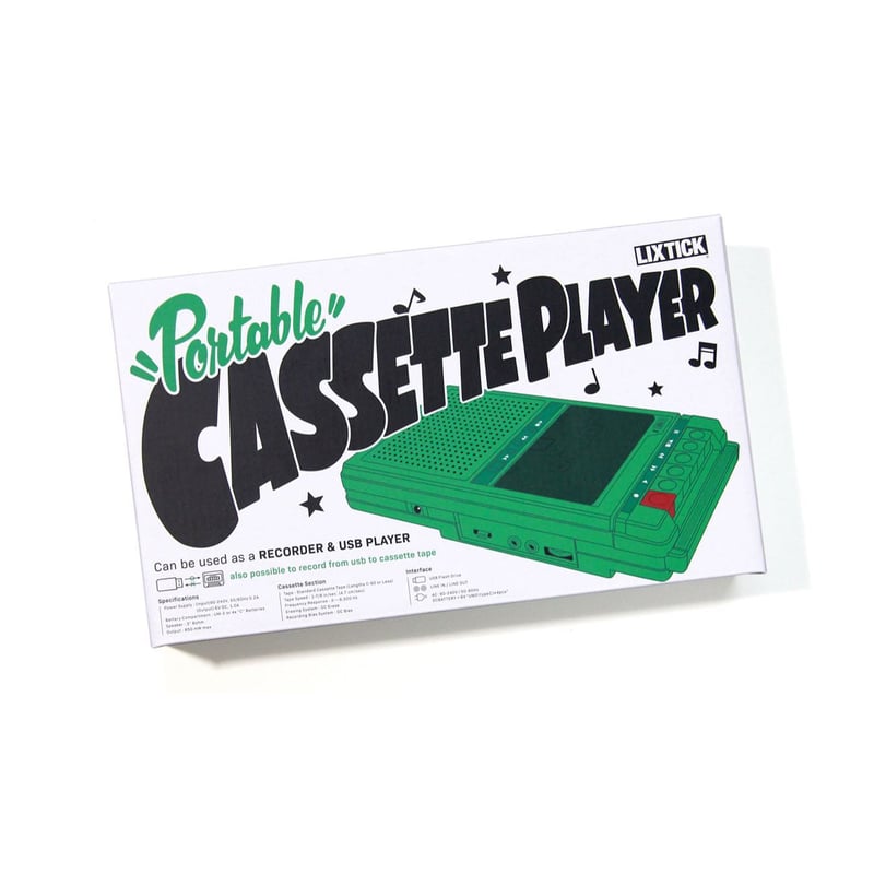 LIXTICK PORTABLE CASSETTE PLAYER & LIXTICK DIN