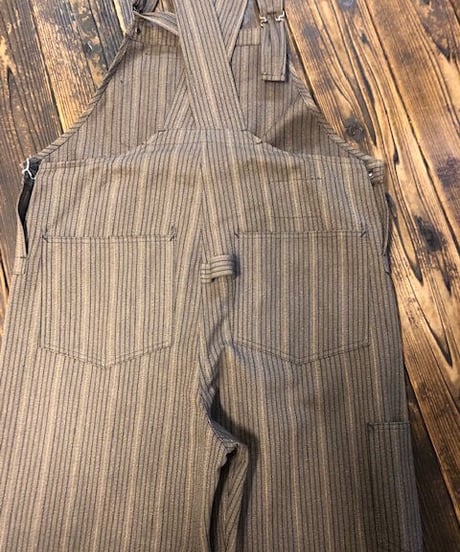 DAPPER'S " Classical Railroader Bib Overalls Type Outside Seamless " LOT1428