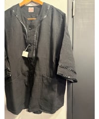 FUNSET OF ART " フランスリネン半纏ベースボールシャツ " ⁡