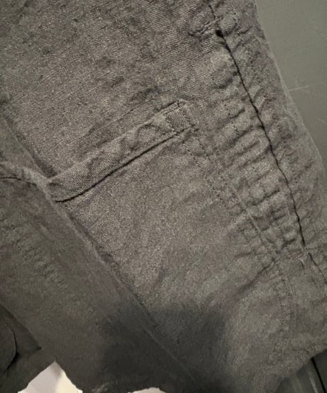 FUNSET OF ART " フランスリネン半纏ベースボールシャツ " ⁡